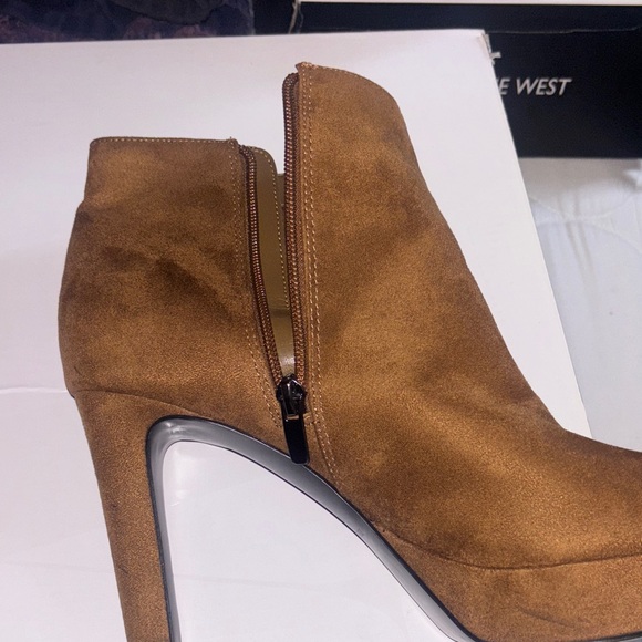 Nine West Women's Tan Ankle Booties - Picture 13 of 16